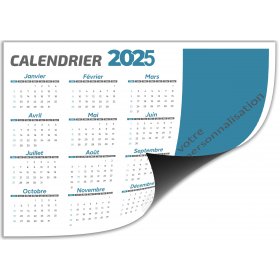 calendrier magnet publicitaire impression quadri