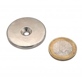 Magnete a vite al neodimio D34x4