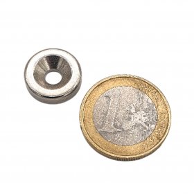 Neodymium screw magnet D15x4