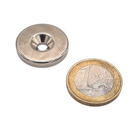 Neodymium screw magnet D23x4