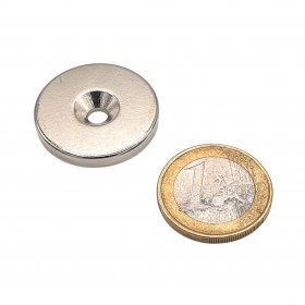 Neodymium screw magnet D27x4