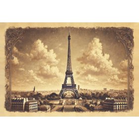 Vintage Eiffel Tower Magnet