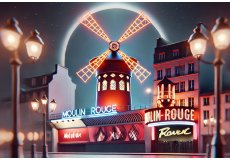 Illustrazione del magnete Moulin Rouge