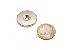 Neodymium screw magnet D27x4