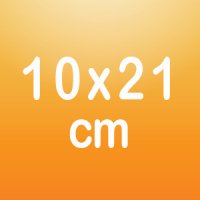 magnet publicitaire 10x21cm angles droits