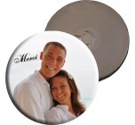 Round rigid announcement magnet 1,73in